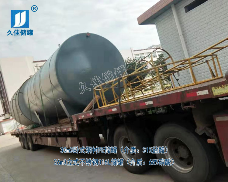 江西30立方鹽酸儲罐和26立方硝酸儲罐廠家哪家好？